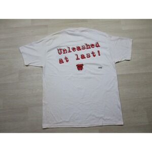 Vintage Red Dog Racing T Shrit (XL) Beer Promo "Unleashed" 1990's Alcohol Nascar